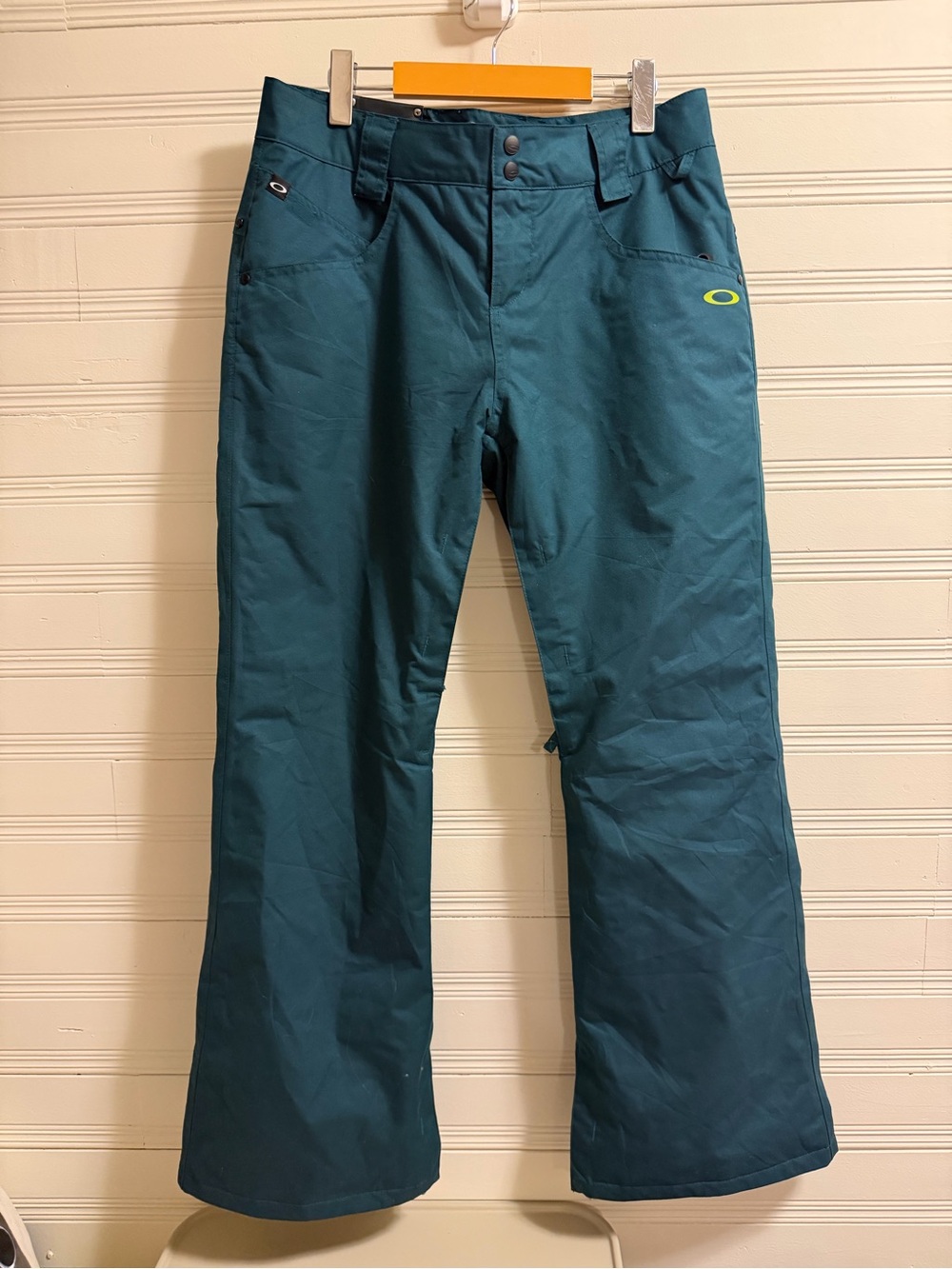 Oakley Jasmine Insulated Snow Pants Womens Ski Snowboard Teal Thinsulate